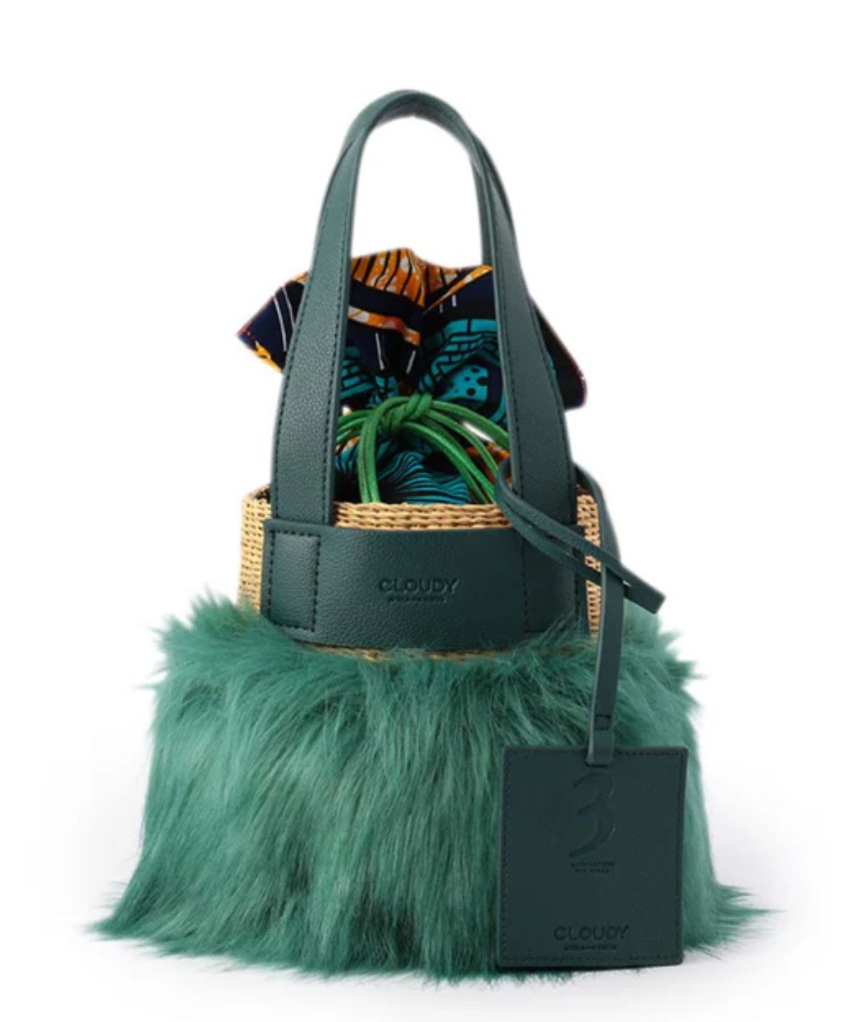 Eco Fur Basket E.GREEN