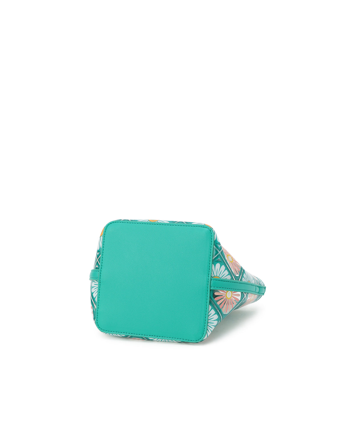 EVA×Fake Leather handle bag(Small) E.GREEN