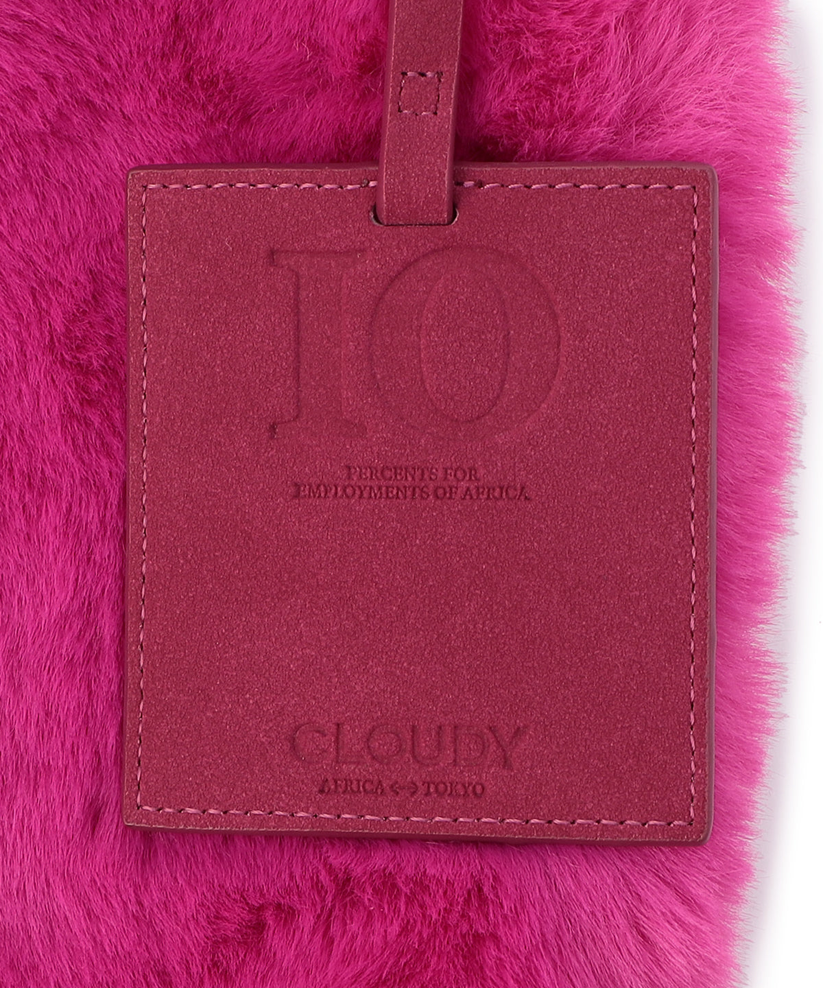 Eco Fur Convenience Bag(Medium) PINK