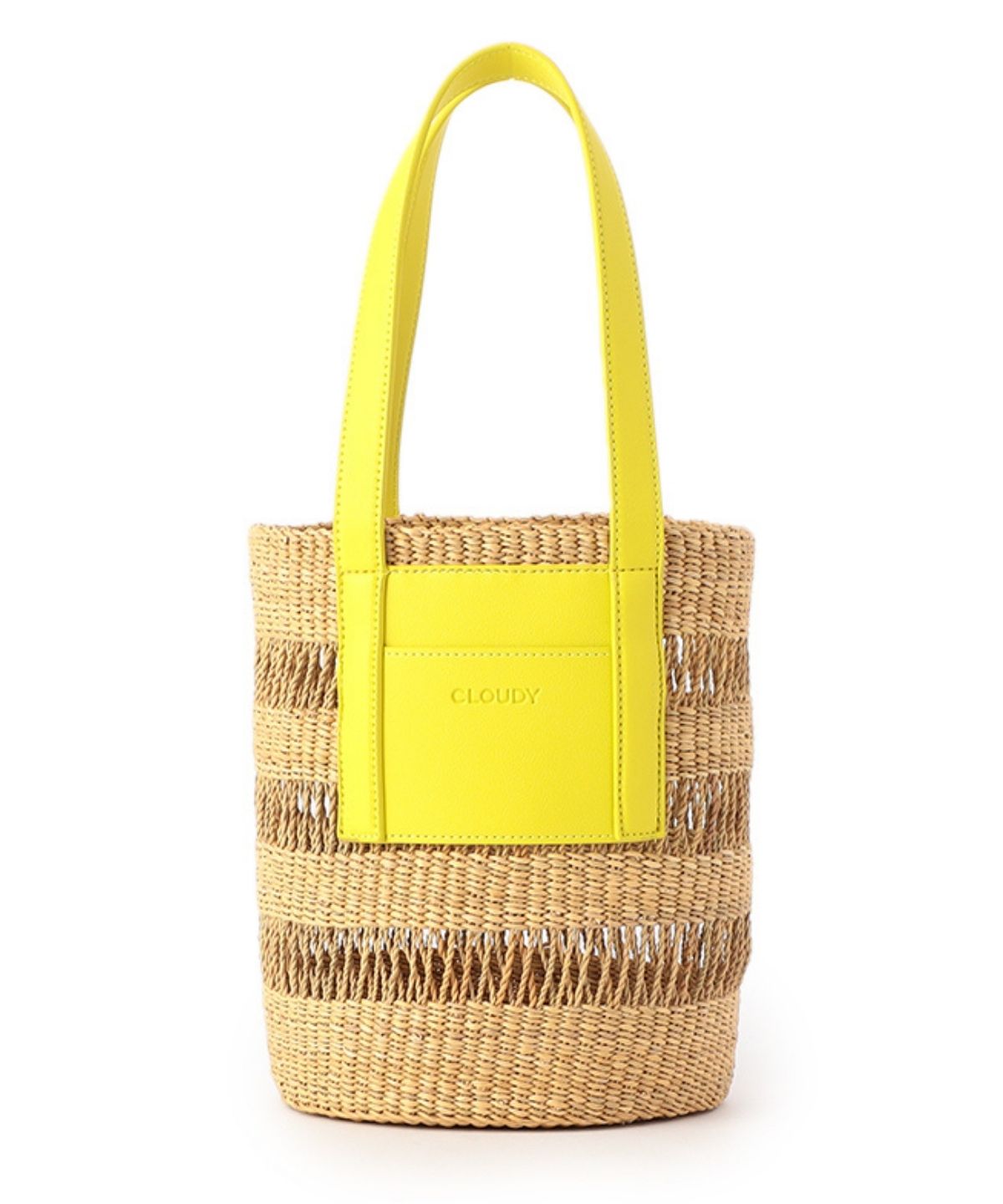 Pocket Handle Mesh Tube Basket YELLOW | バッグ | CLOUDY公式通販サイト