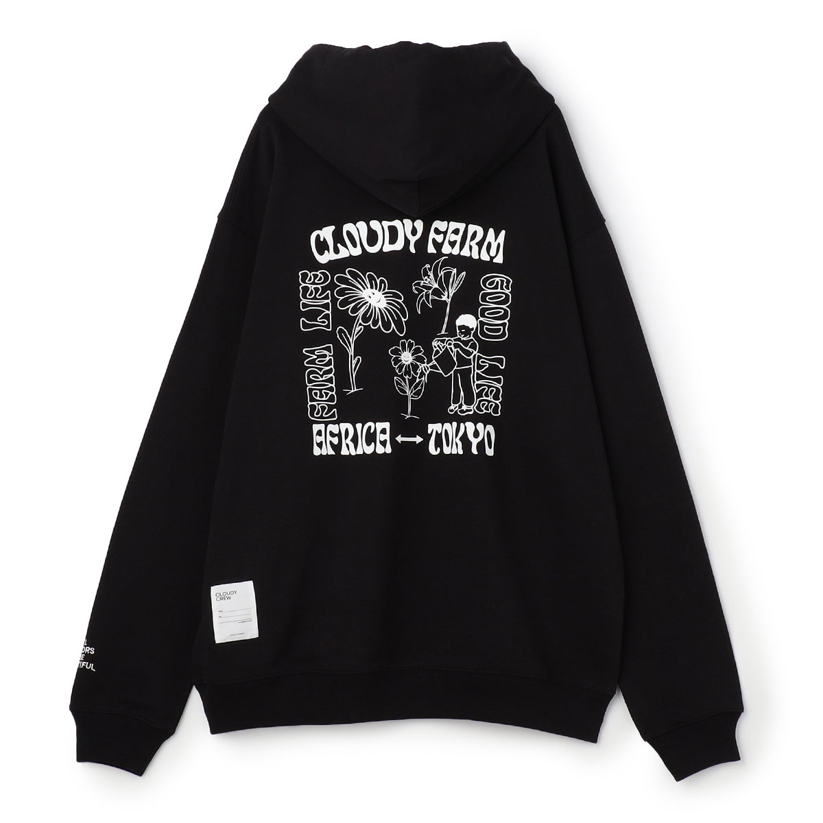 関税送料込【OFF‐WHITE】Scratch Arrow パーカー 無地 ブラック セットアップ】OFF-WHITE テープアロー パーカー ブラック (Off