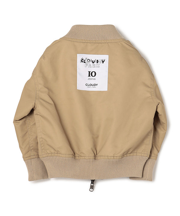 Kids Recycled Reversible MA-1 BEIGE