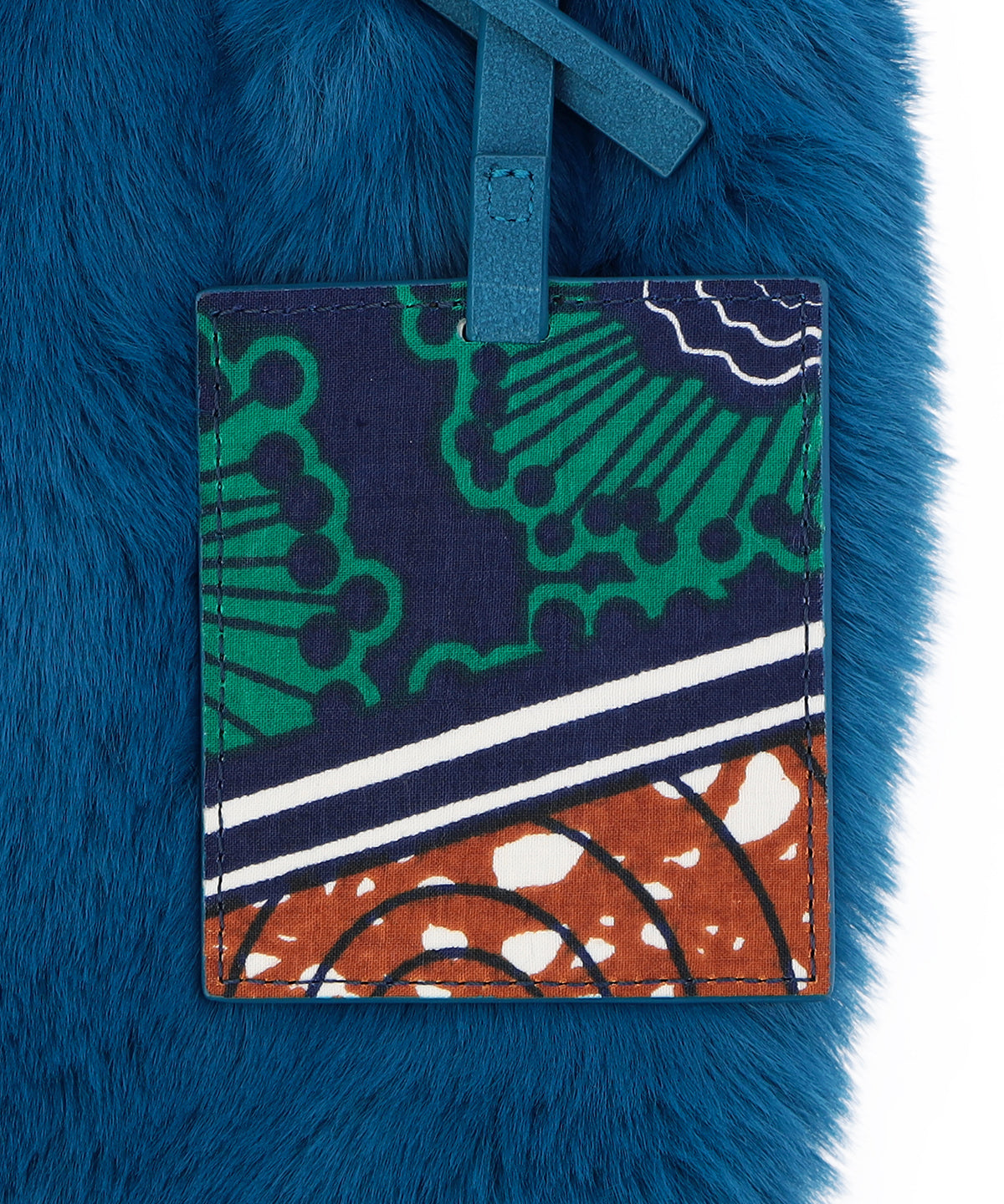 Eco Fur Convenience Bag (Small) E.BLUE