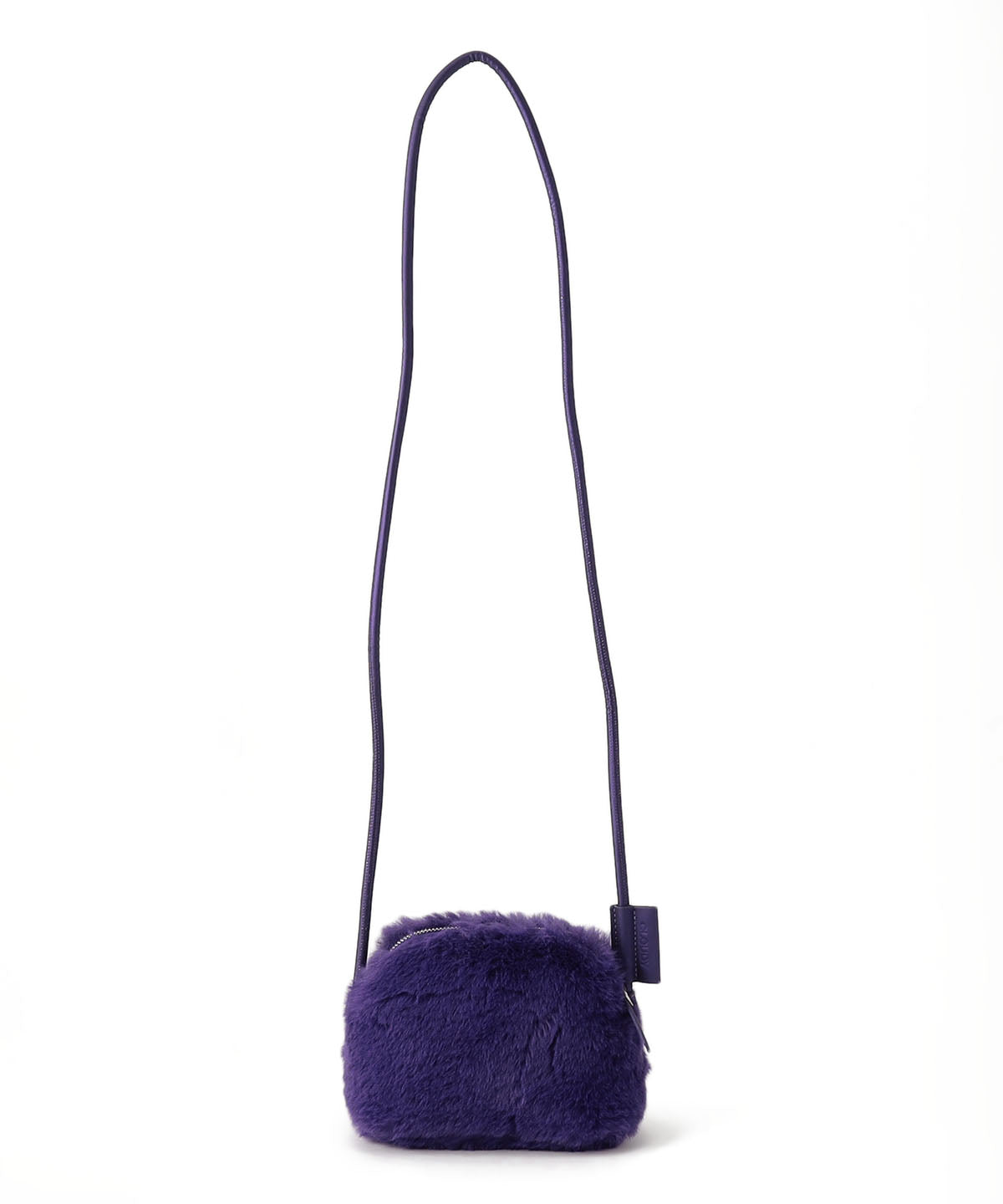 Eco Fur mini Shoulder Bag PURPLE