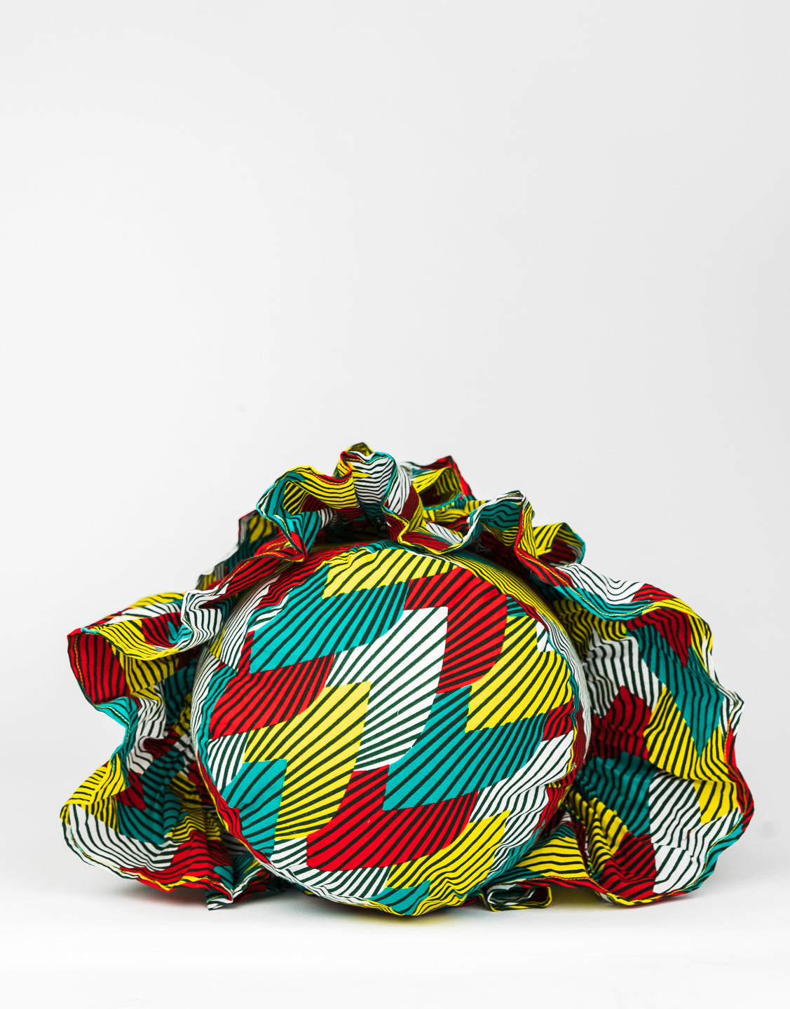 Kitenge Frill Shoulder Bag 054