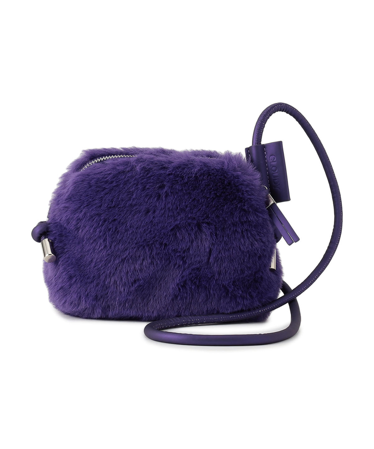 Eco Fur mini Shoulder Bag PURPLE