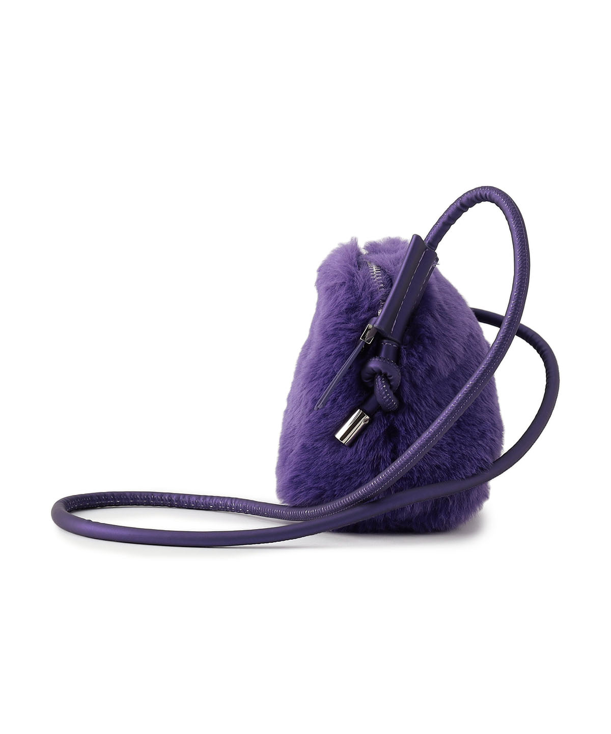 Eco Fur mini Shoulder Bag PURPLE