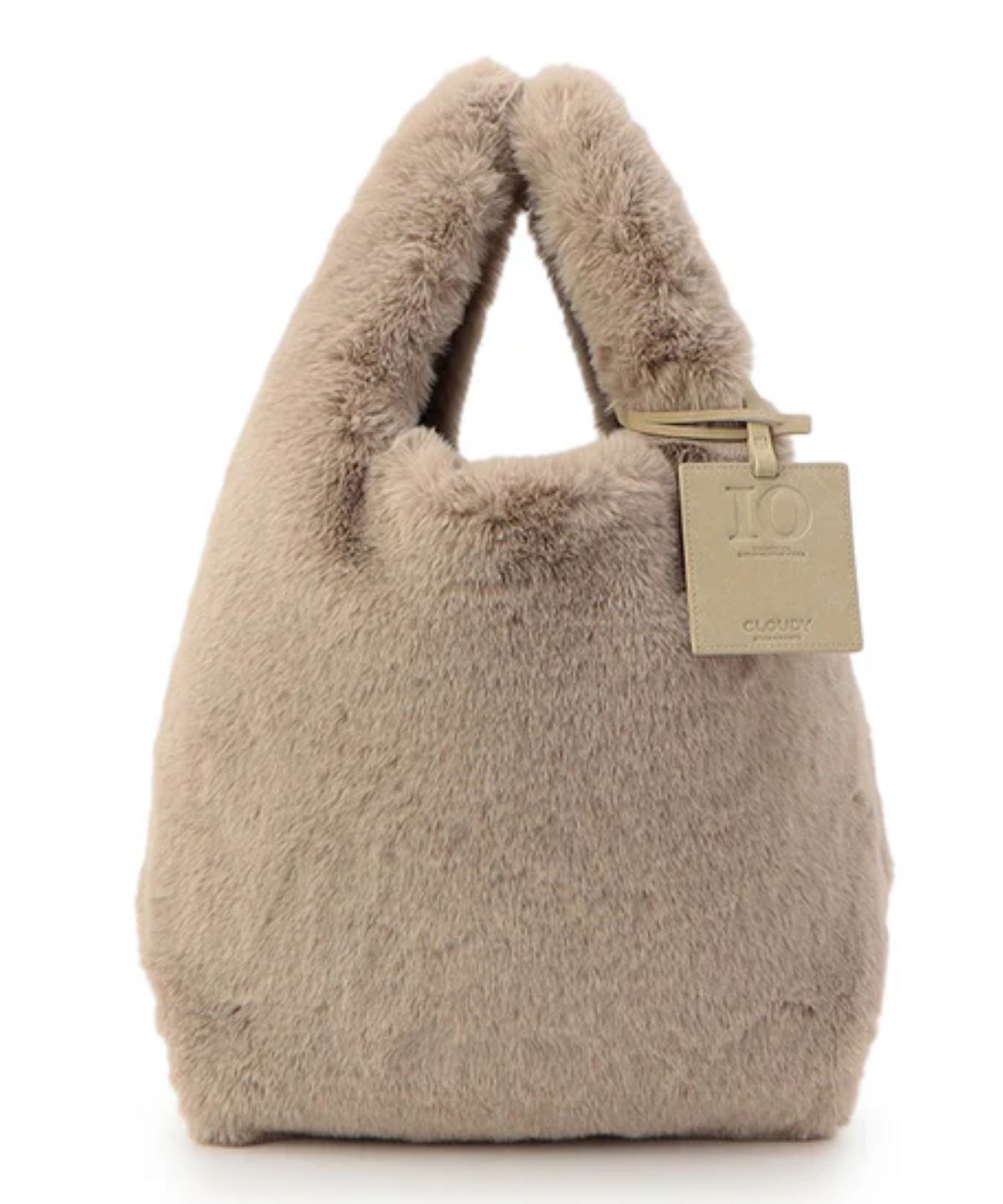 Eco Fur Convenience Bag(Medium) BEIGE