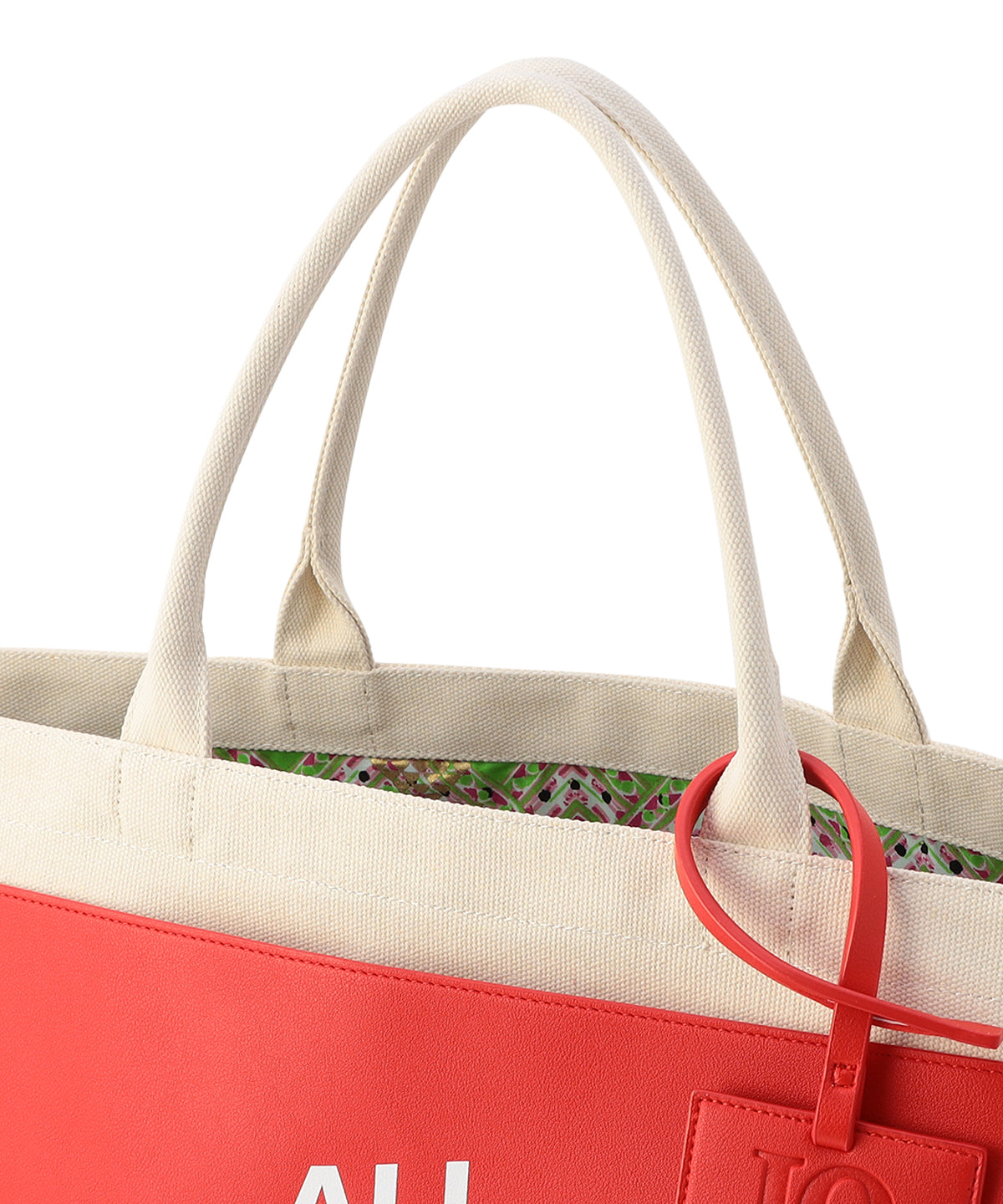 Recycled Canvas Tote (Large) RED