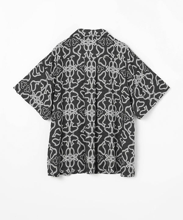 Recycled African Textile Shirt BLACK