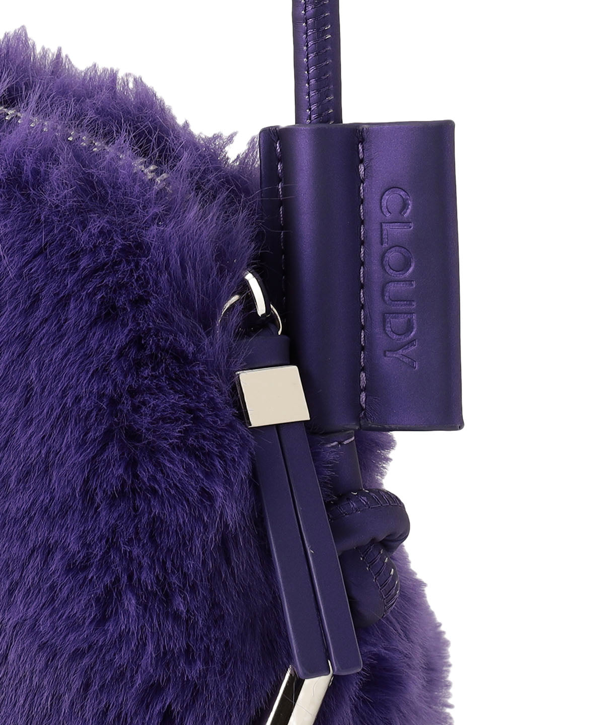 Eco Fur mini Shoulder Bag PURPLE