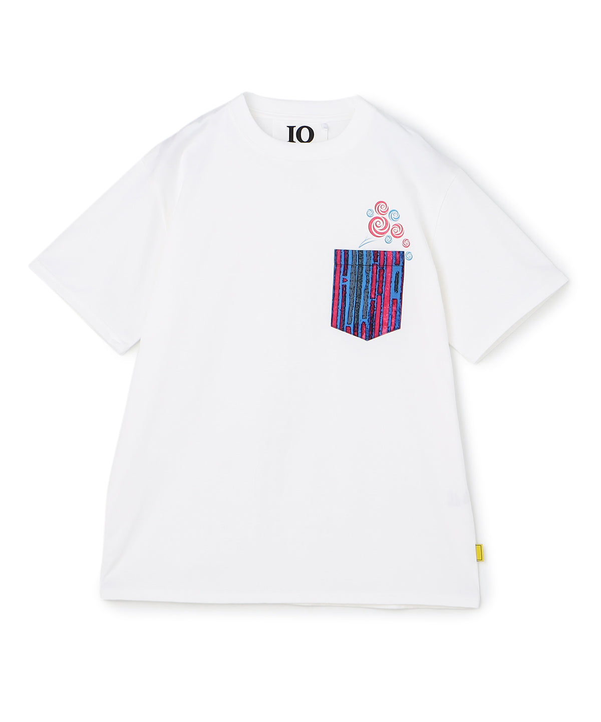 Printed Pocket T-SHIRTS Rose 406 WHITE | Tシャツ | CLOUDY公式通販 