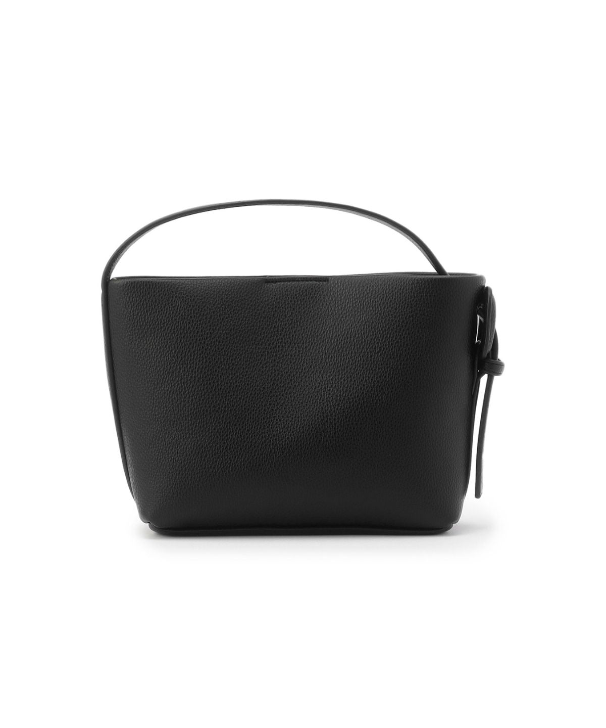 Coverd Buckle Hand Bag BLACK