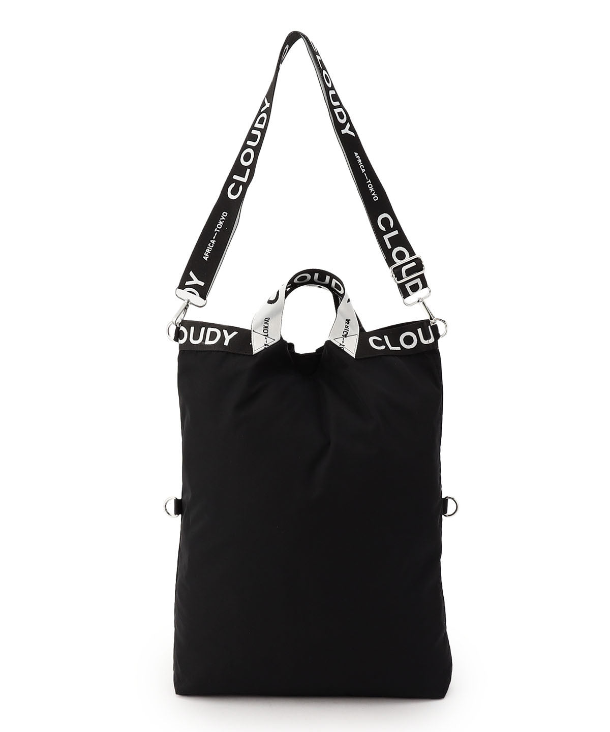 Reversible Shoulder Bag (Large) BLACK