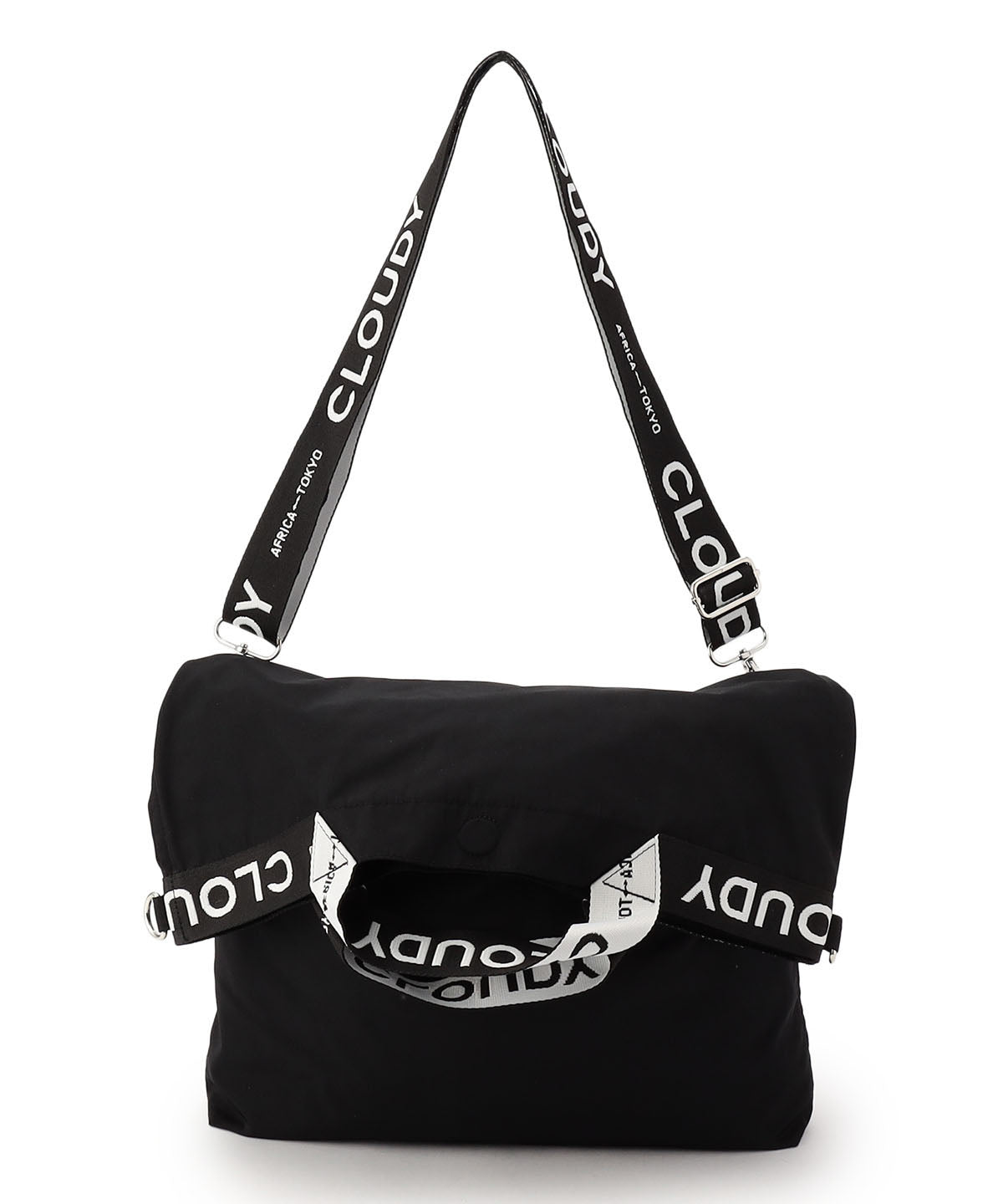 Reversible Shoulder Bag (Large) BLACK