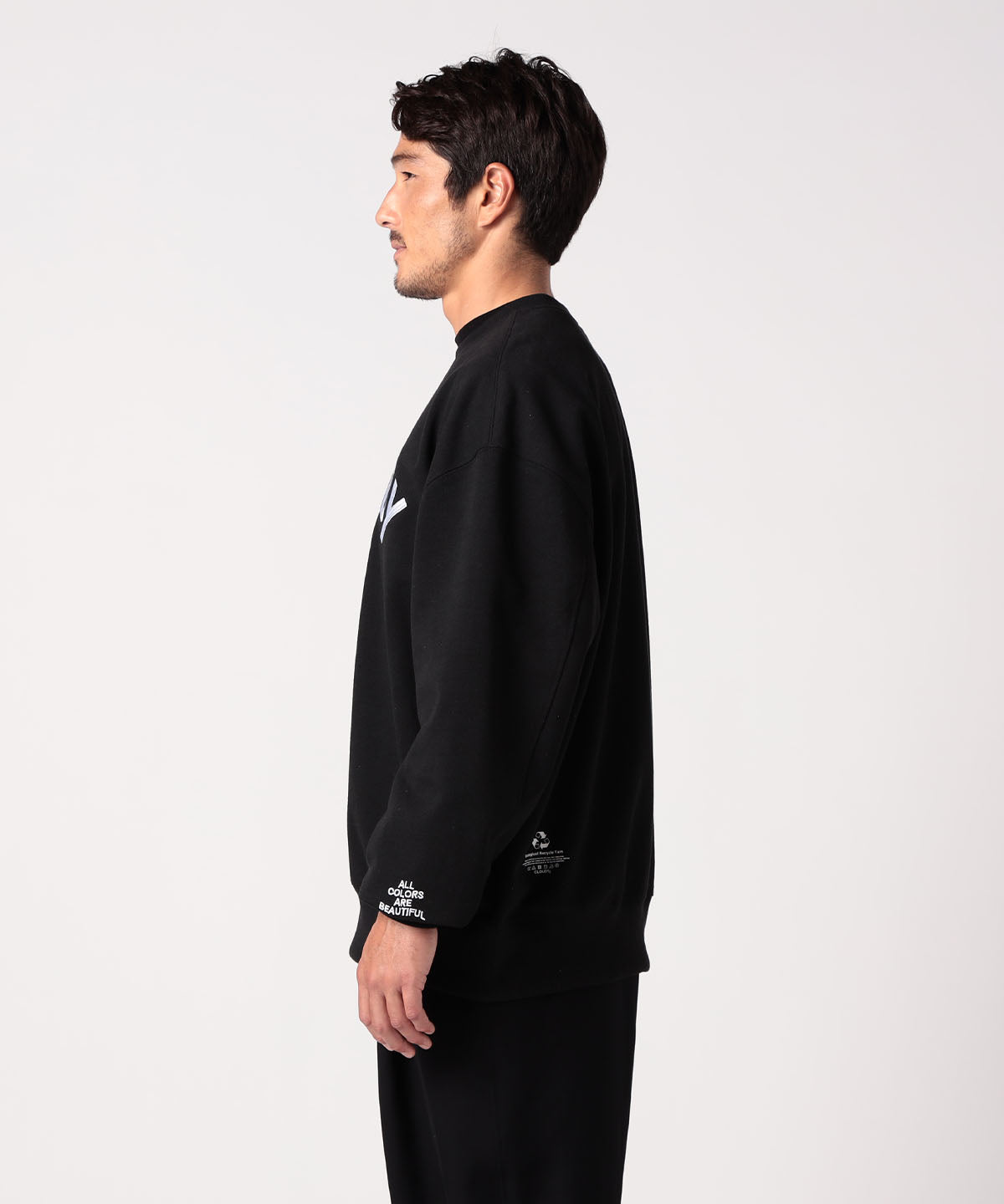 Sweat Shirts Arch LOGO BLACK