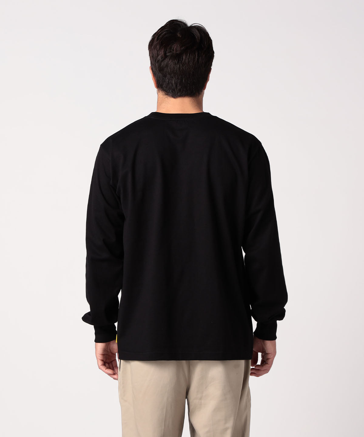 Long Sleeve Pocket T-SHIRTS 006 BLACK