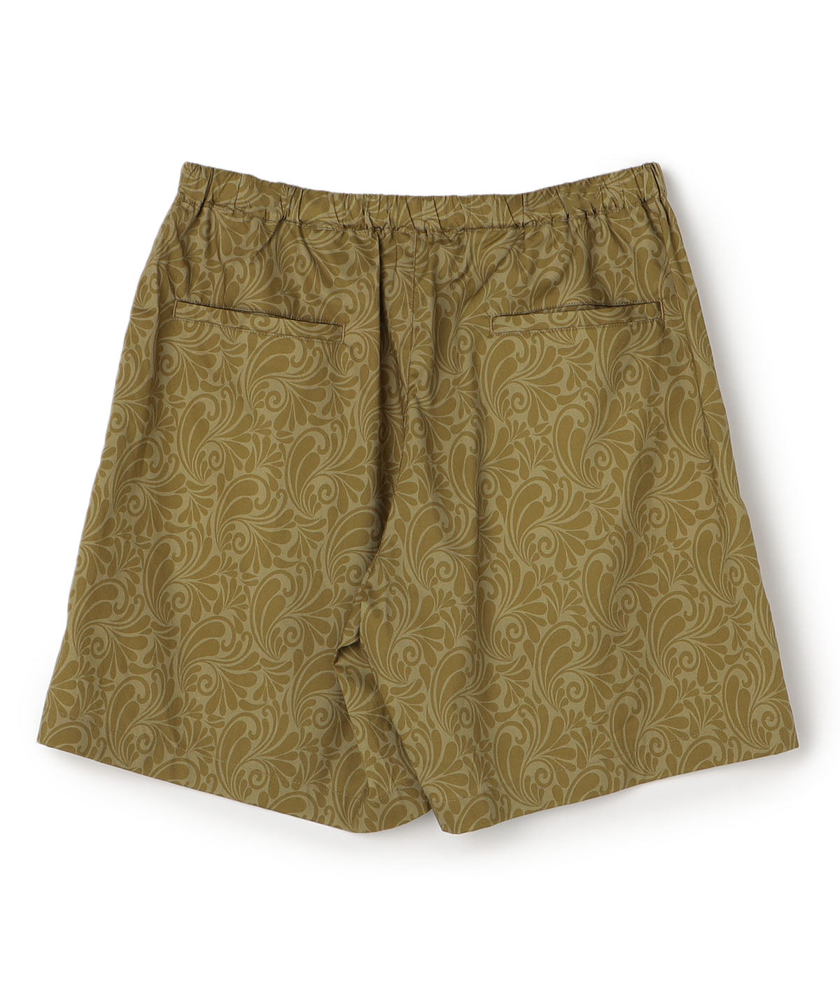 African Textile shorts  BROWN