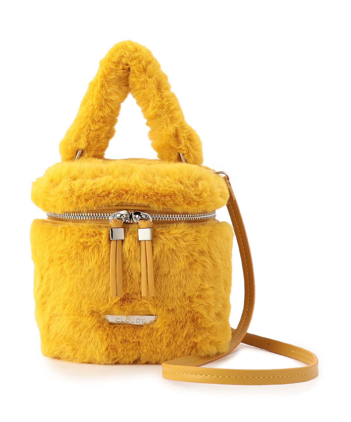 Eco Fur Vanity Bag YELLOW