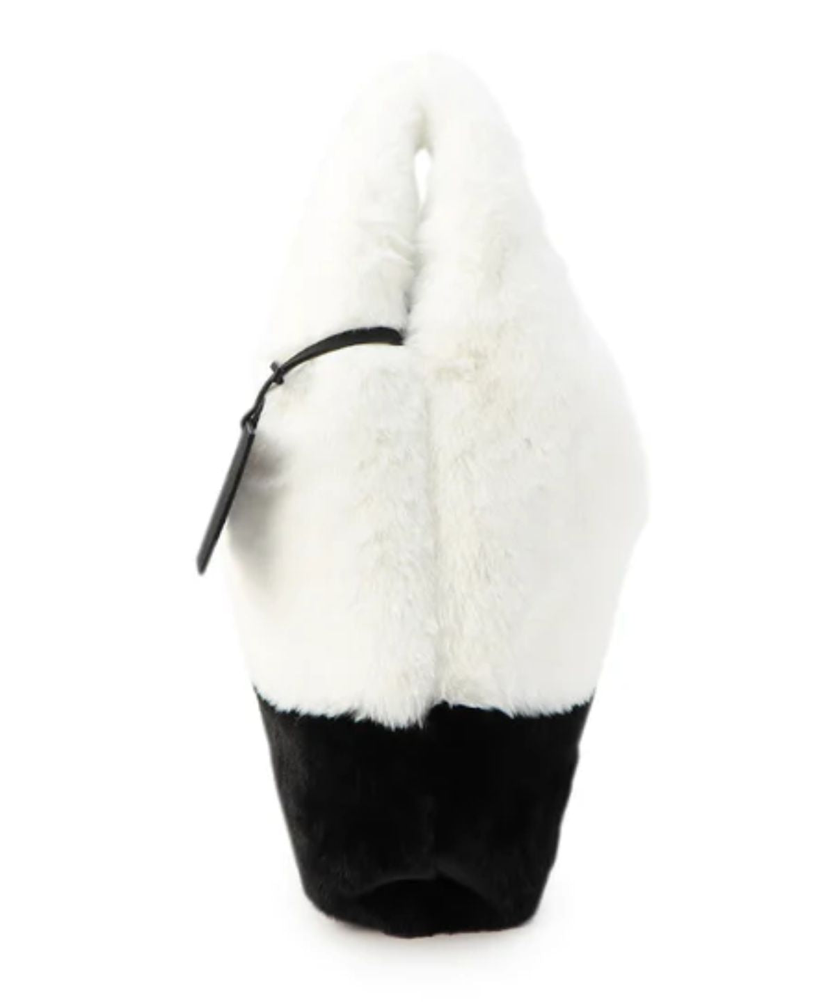 Eco Fur Convenience Bag(Medium) WHITE×BLACK