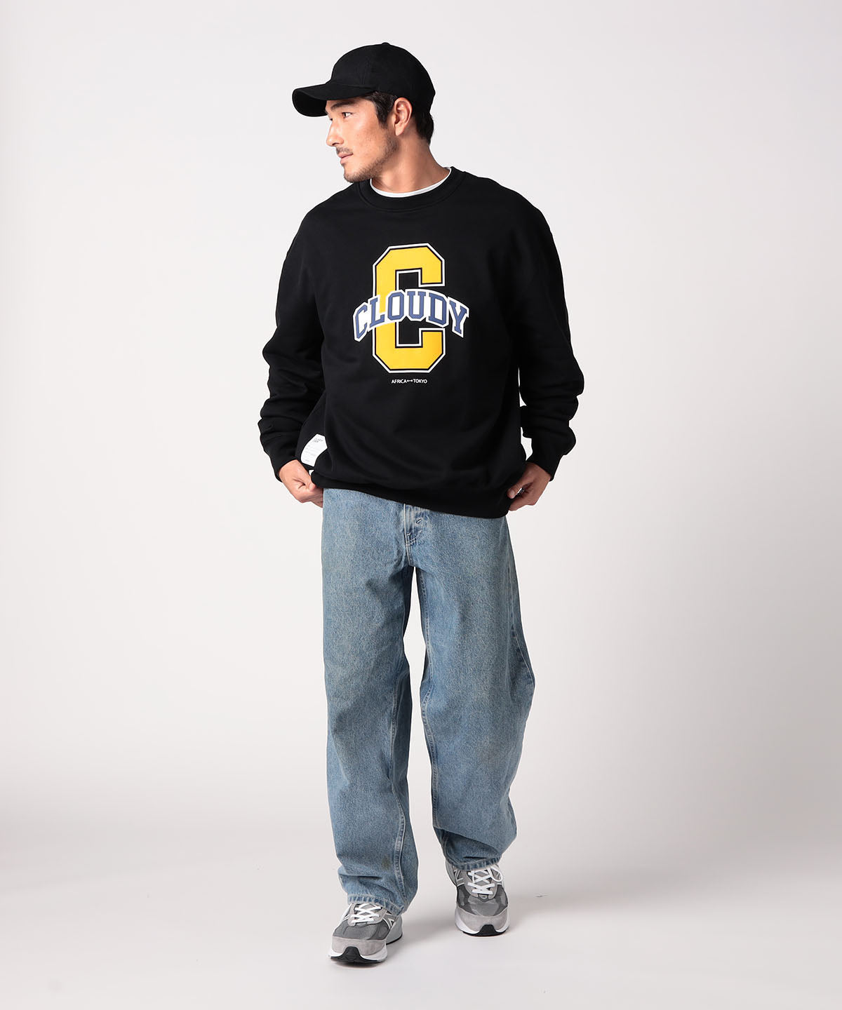 Sweat Shirts Big-C BLACK