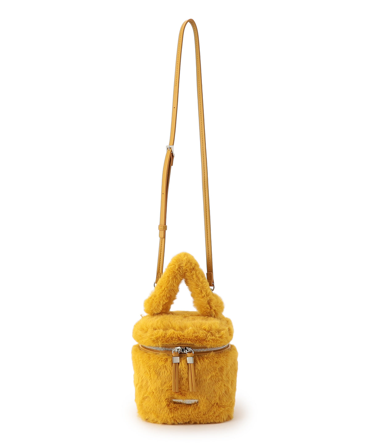 Eco Fur Vanity Bag YELLOW