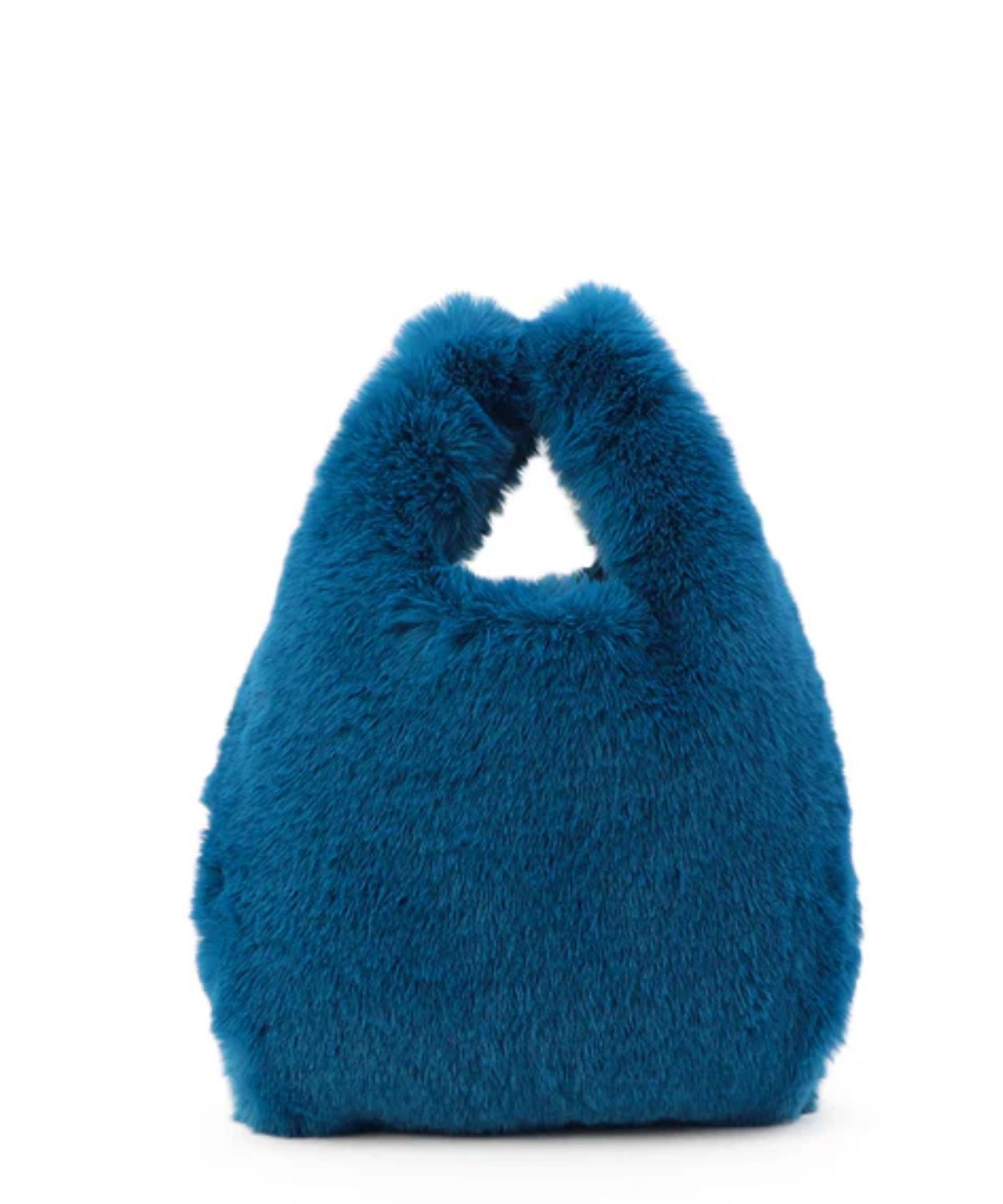 Eco Fur Convenience Bag (Small) E.BLUE