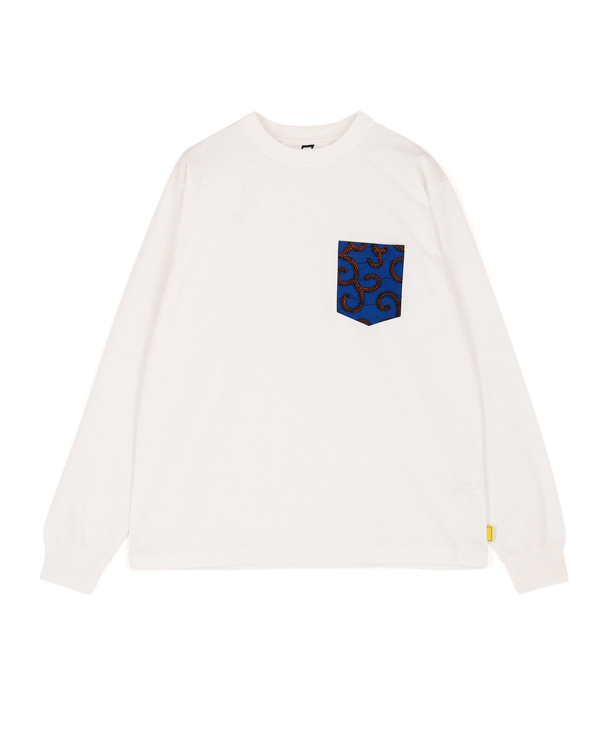 Long Sleeve Pocket T-SHIRTS 103 WHITE