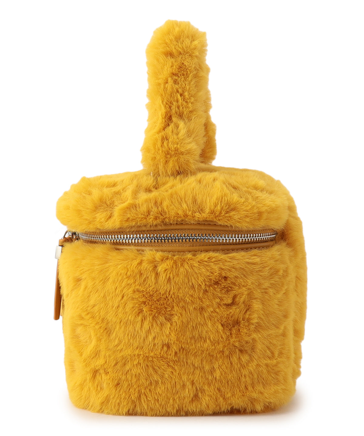 Eco Fur Vanity Bag YELLOW