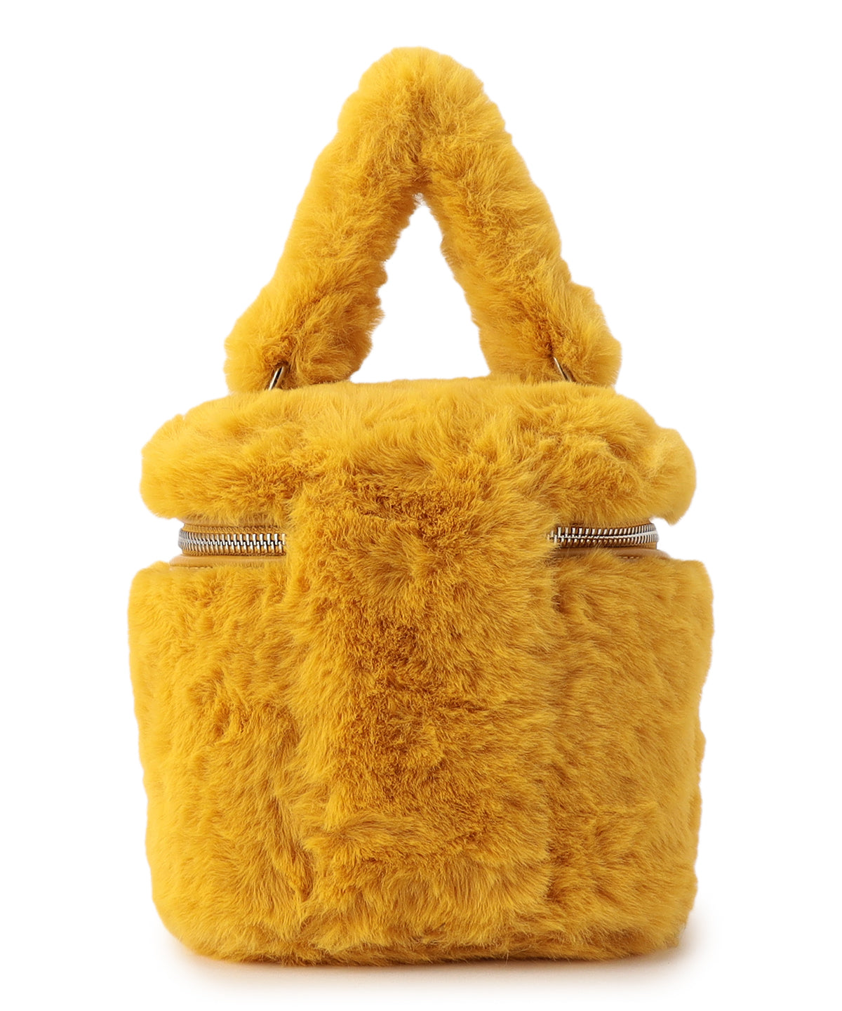 Eco Fur Vanity Bag YELLOW