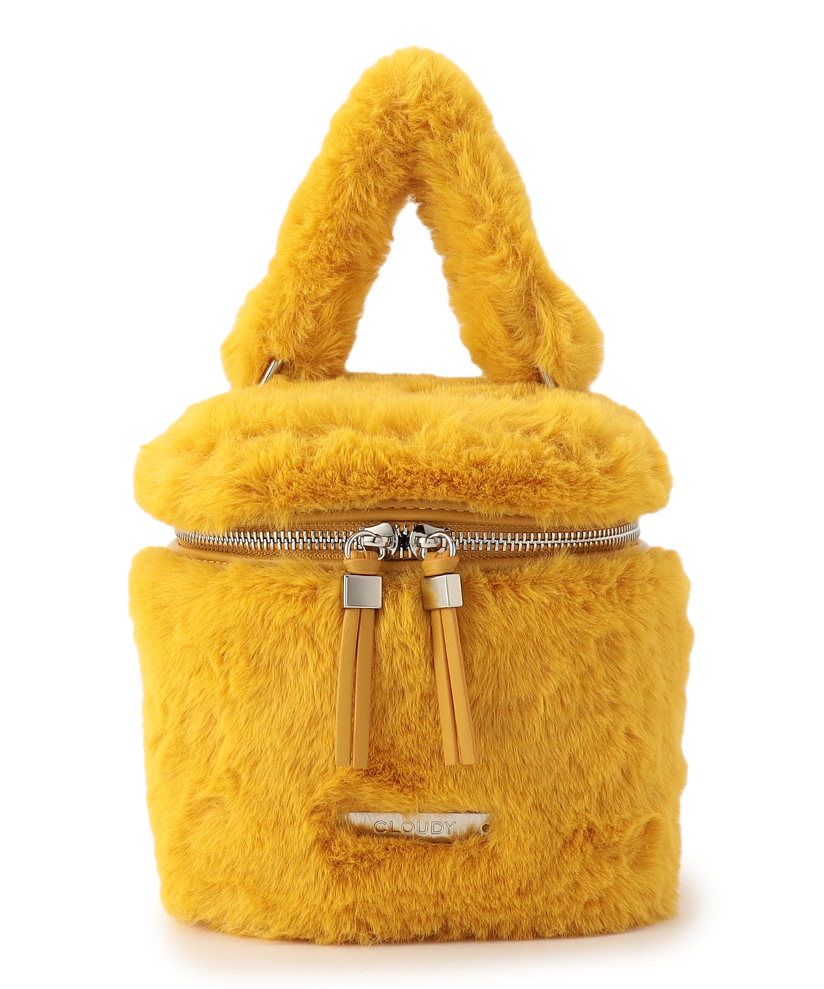 Eco Fur Vanity Bag YELLOW