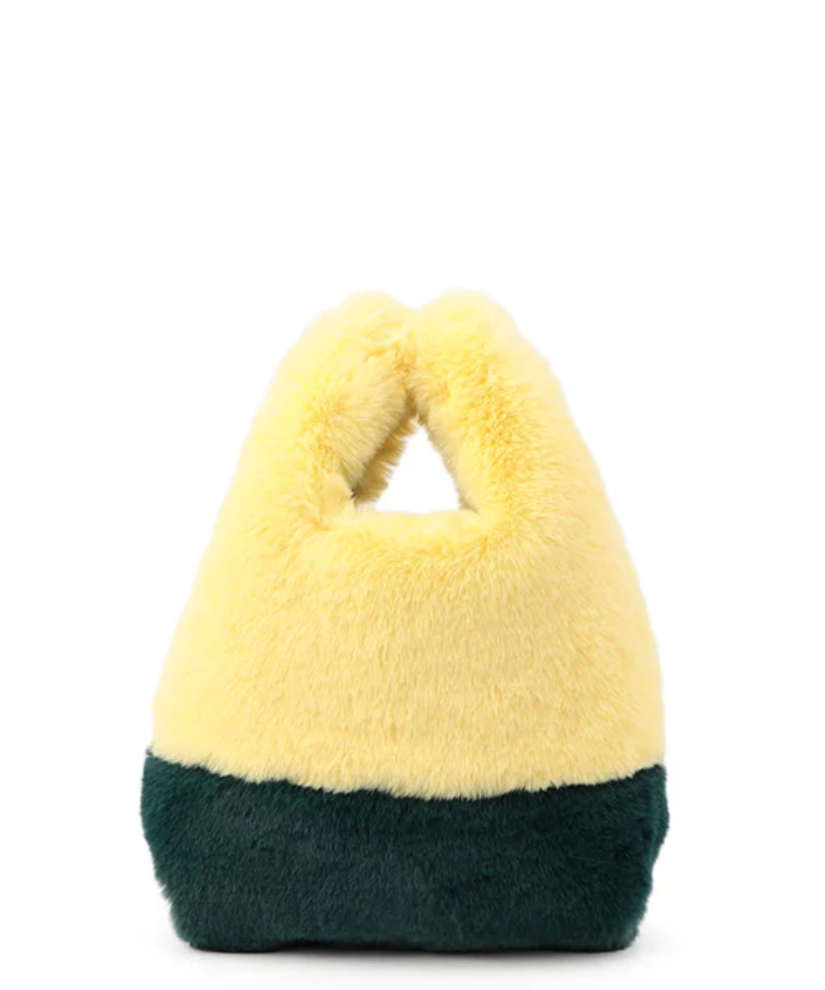 Eco Fur Convenience Bag (Small) YELLOW×GREEN