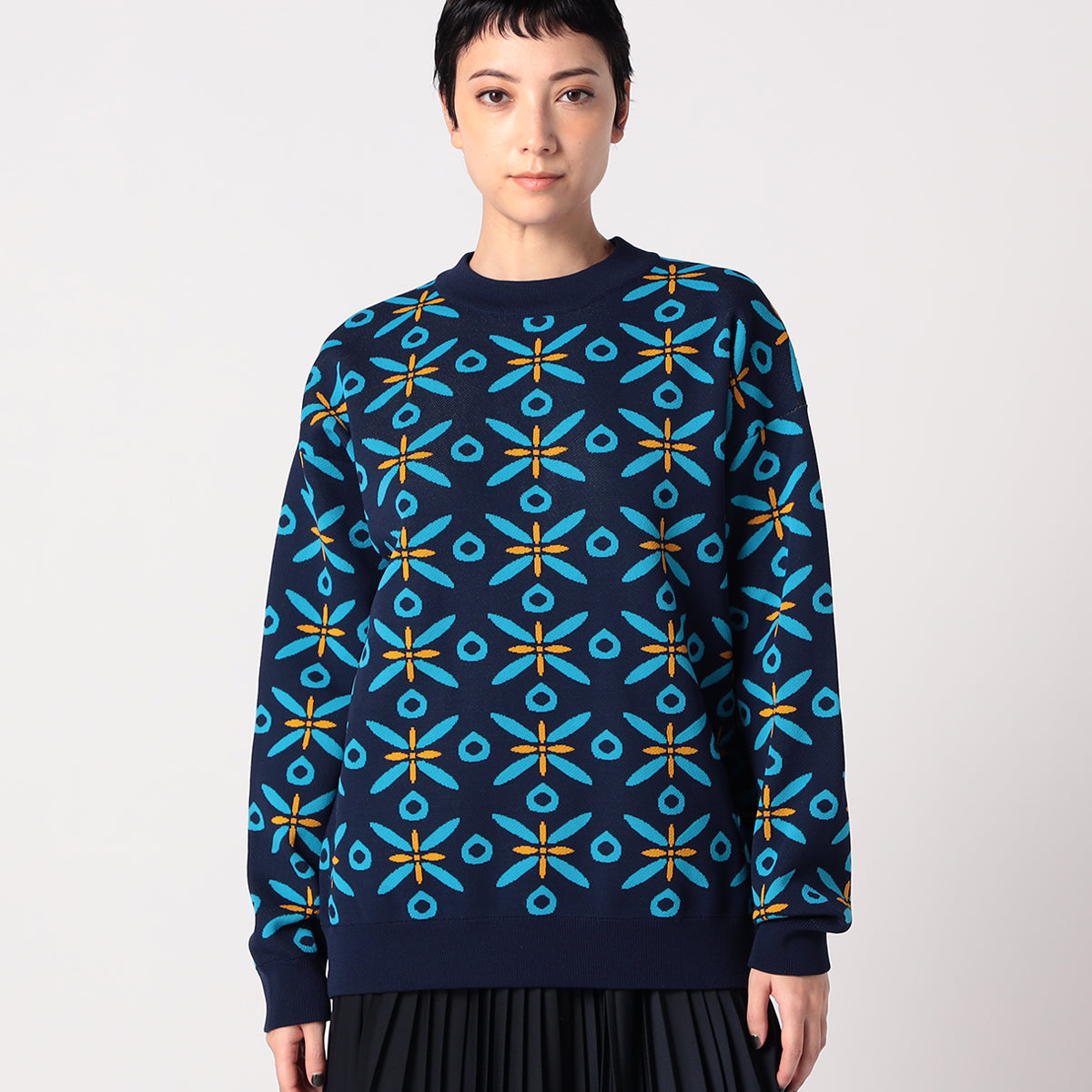 Knit Sweater NAVY