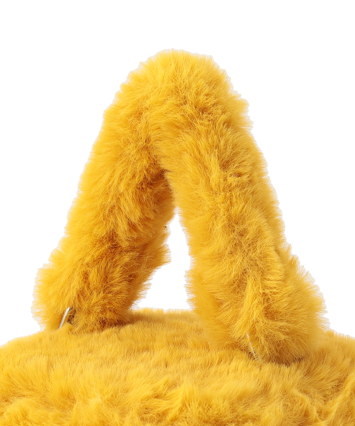 Eco Fur Vanity Bag YELLOW