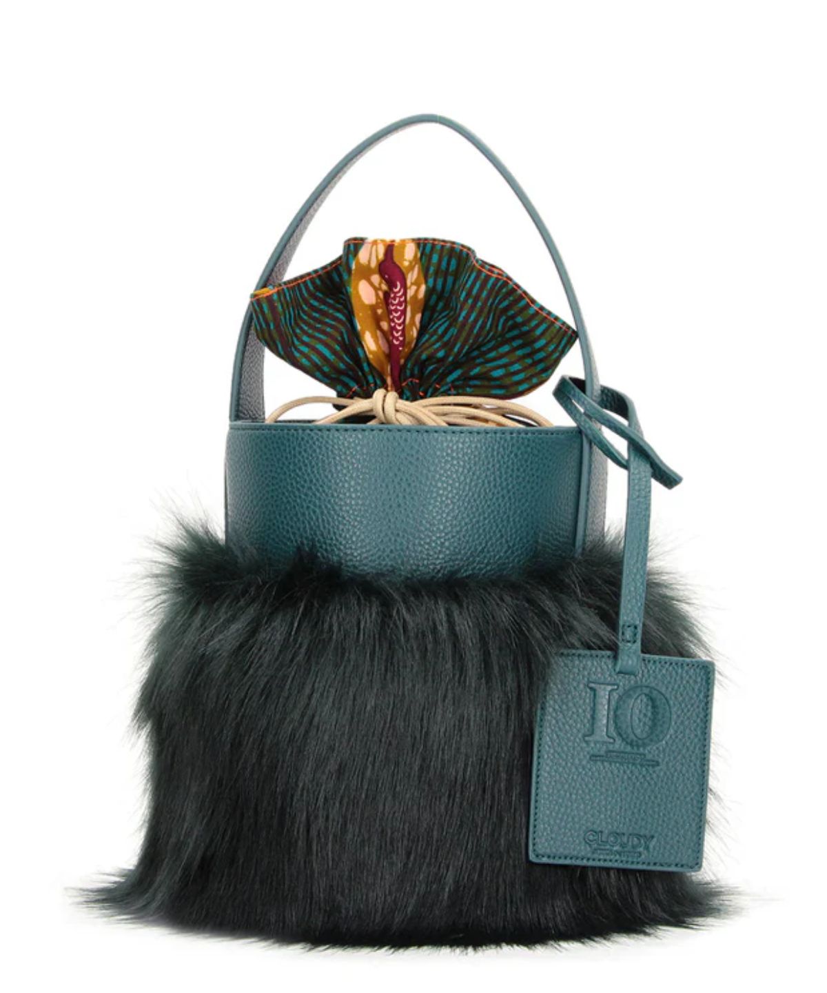 Eco Fur Tube Bag E.GREEN