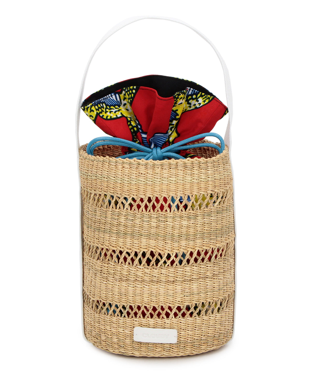 Mesh Tube Basket WHITE