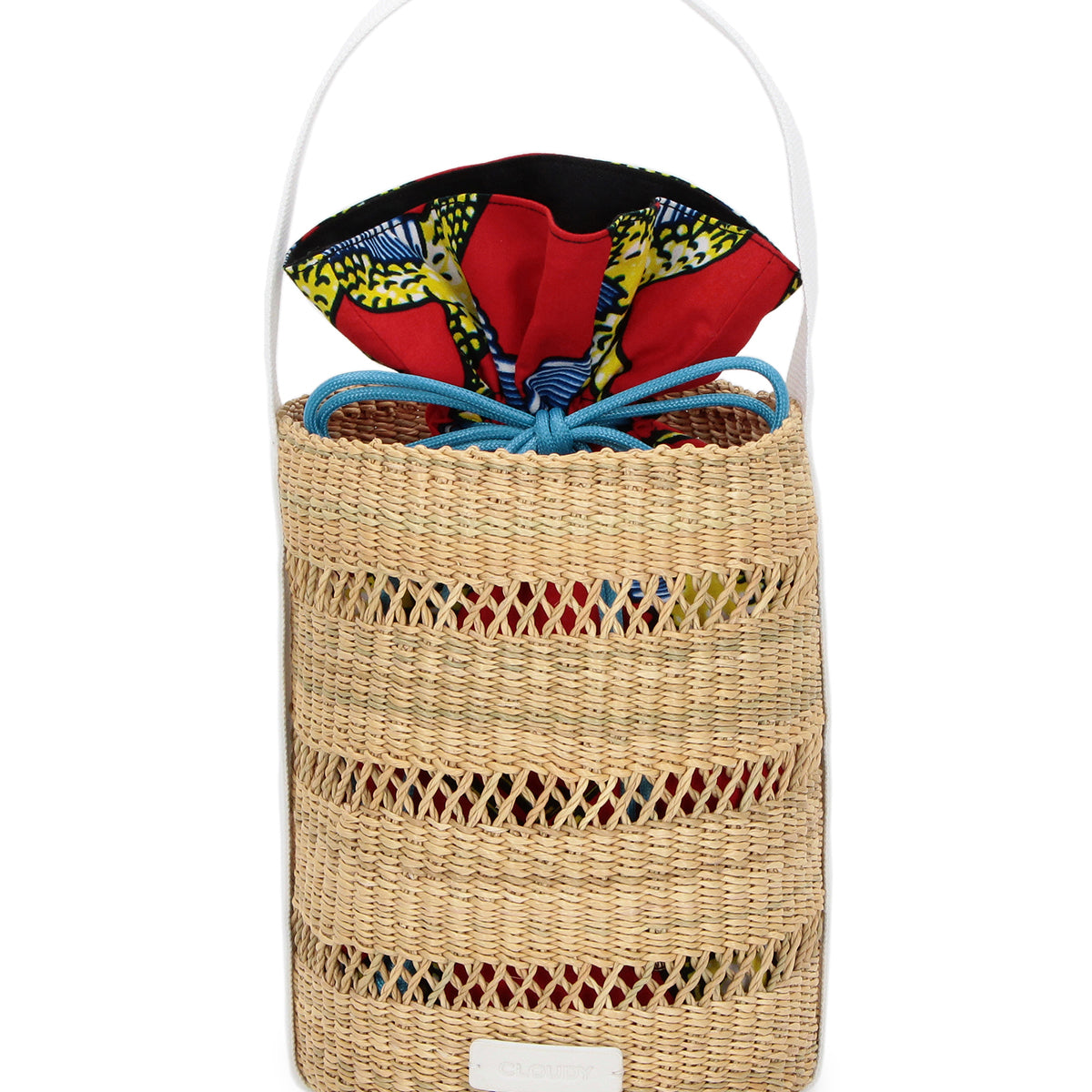 Mesh Tube Basket WHITE