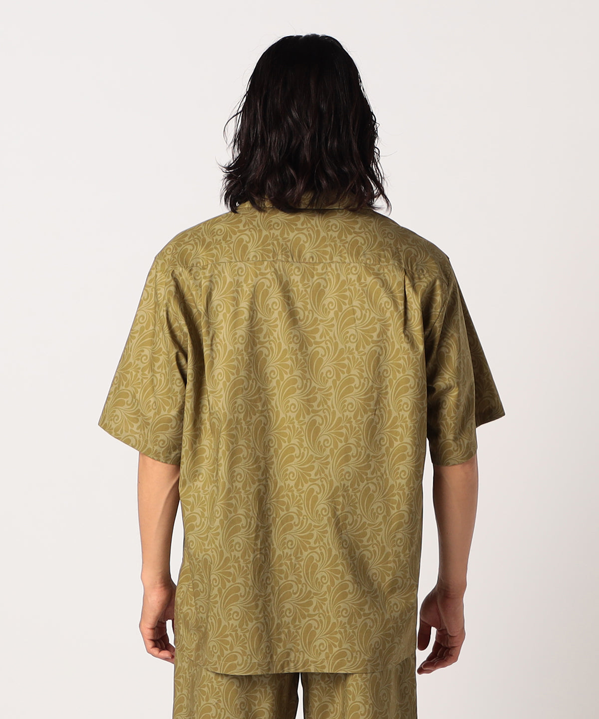 African Textile Shirt  BROWN