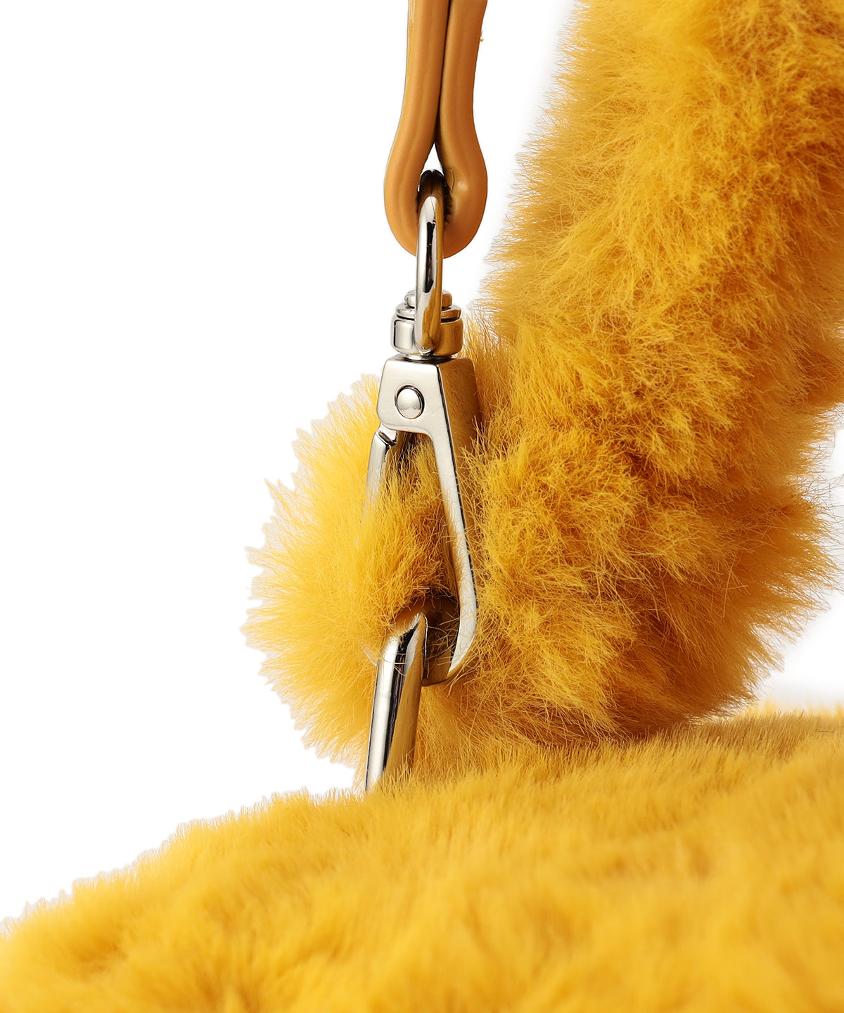 Eco Fur Vanity Bag YELLOW