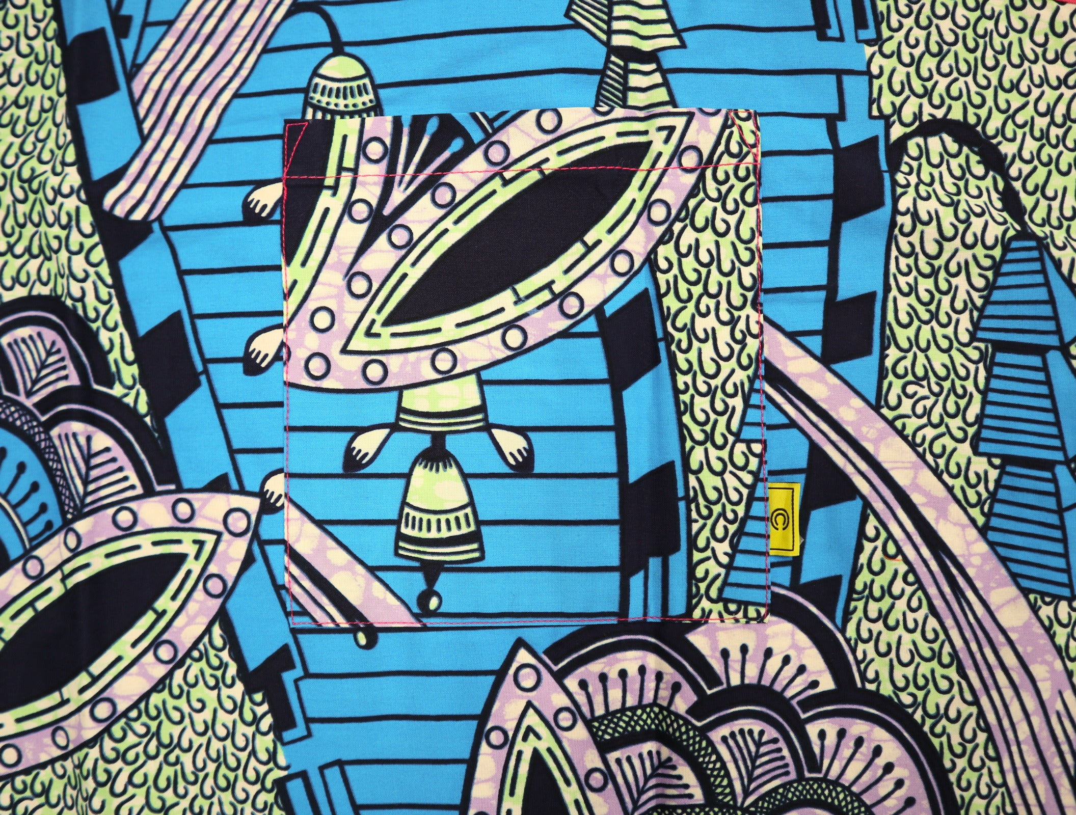 Kitenge エプロン 061