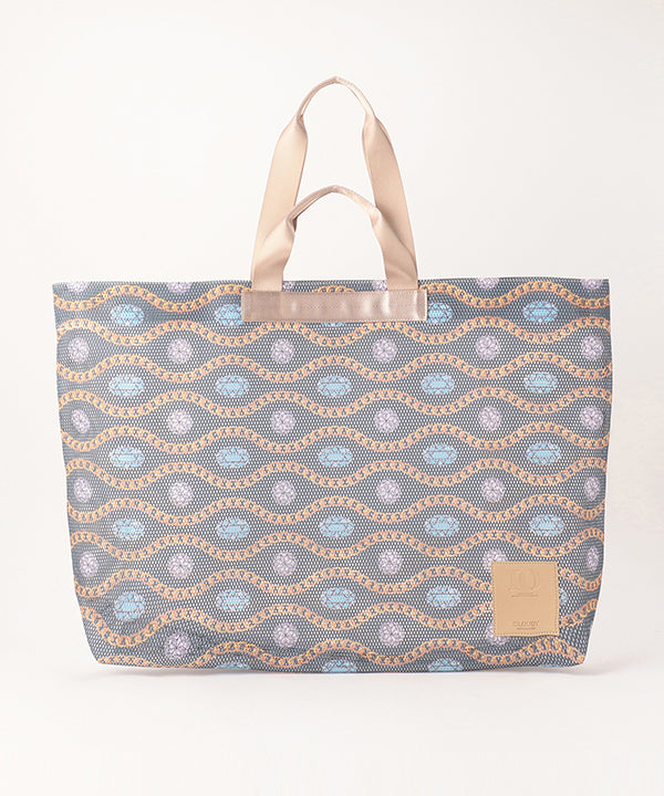 African Textile Mesh Tote Bag (Large) GREIGE | バッグ | CLOUDY公式 