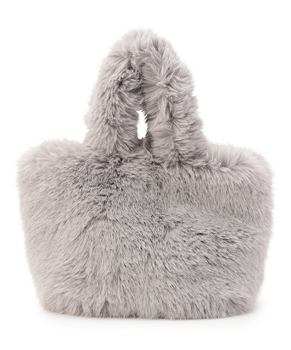 Eco Fur Tote Bag (Medium) L .GRAY| バッグ | CLOUDY公式通販サイト