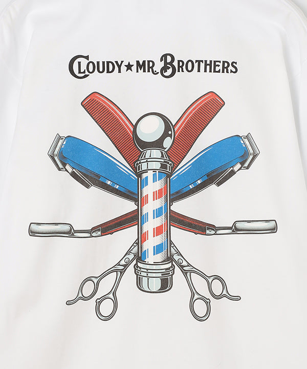 MR.BROTHERS × CLOUDY Long Sleeve T-Shirts White