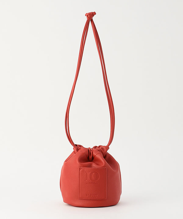 Fake Leather Drawstring Bag RED | バッグ | CLOUDY公式通販サイト