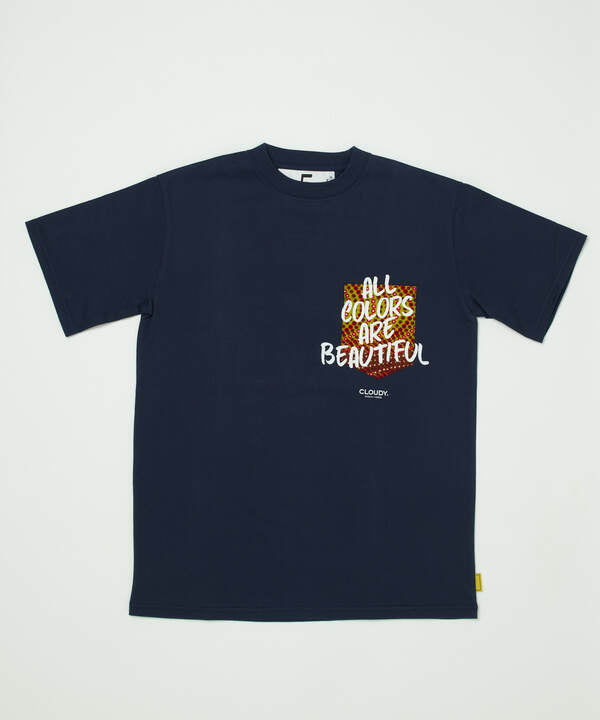 Printed Pocket T-SHIRTS ～ALL COLORS ARE BEAUTIFUL～ 089 NAVY