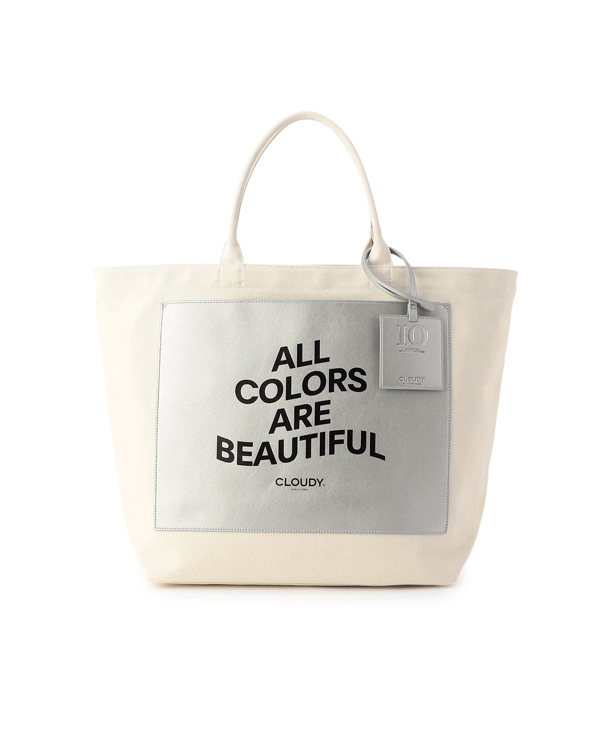Recycled Canvas Tote (Large) SILVER