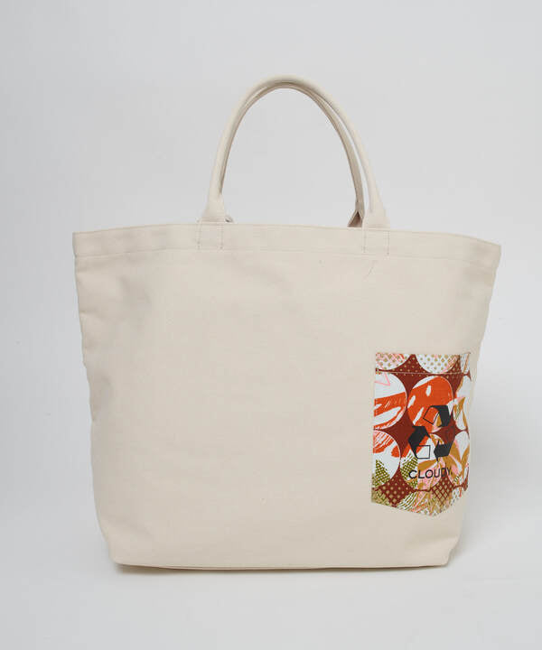 Wide canvas tote outlet bag