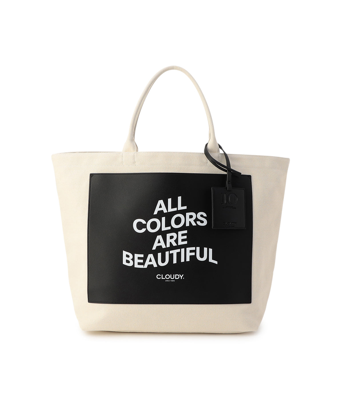 Recycled Canvas Tote Large BLACK