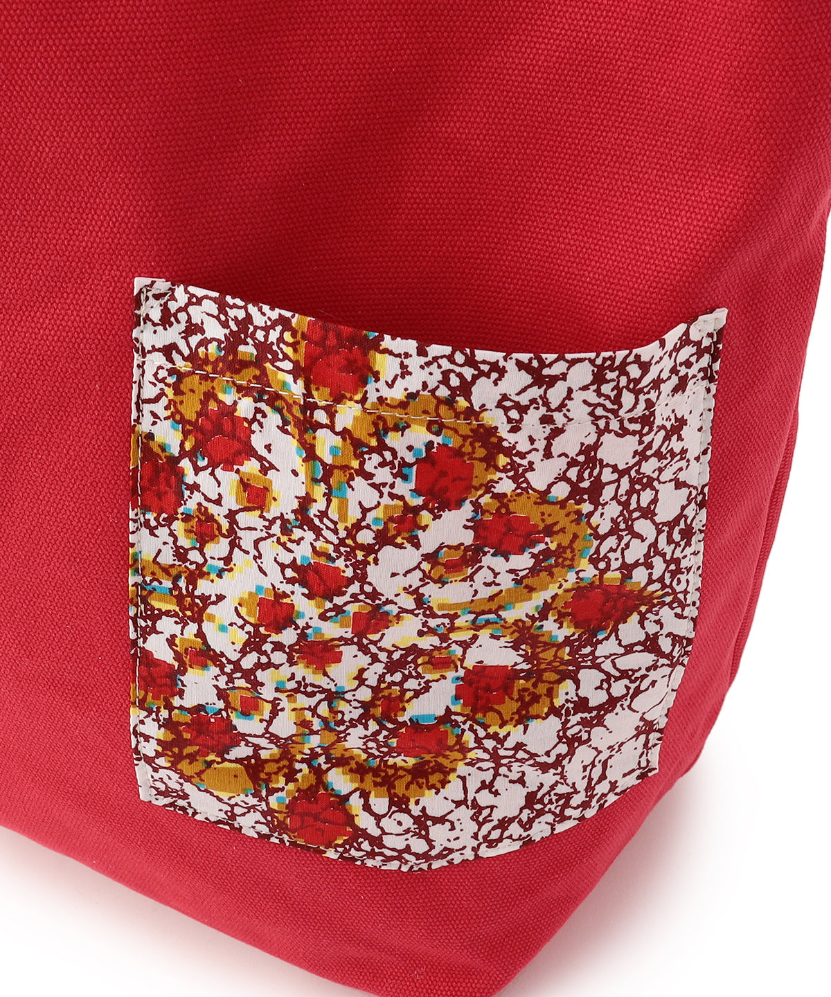 【EC限定】Colored Canvas Tote (Large) RED
