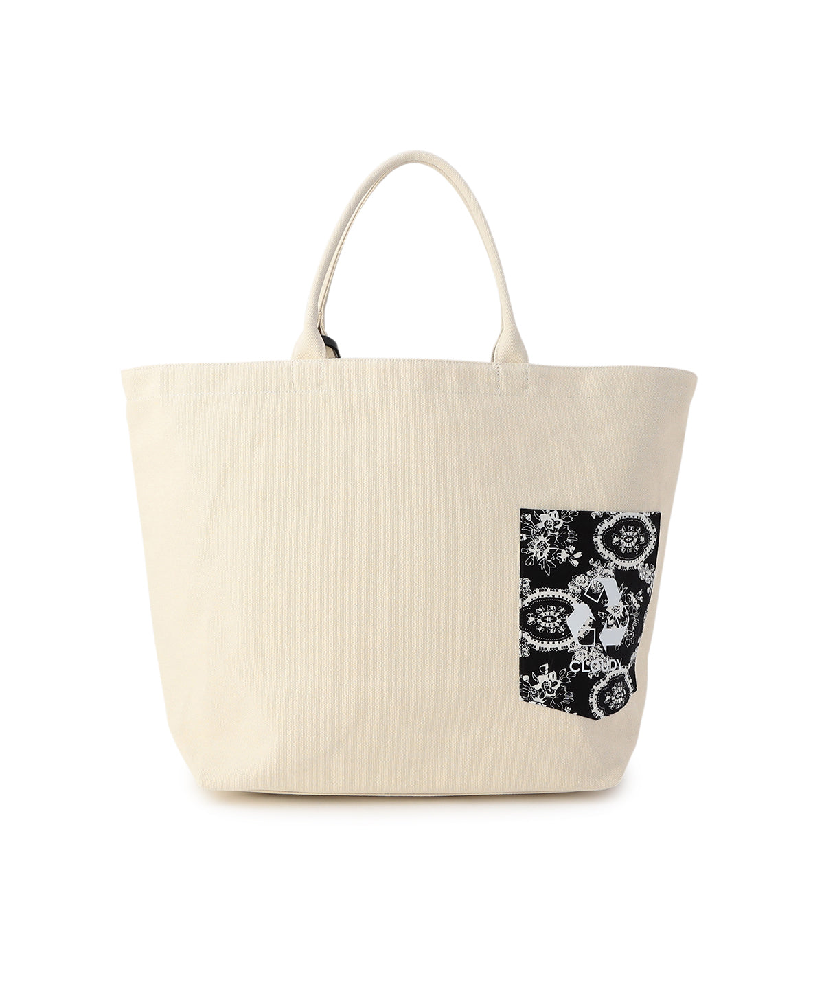 Recycled Canvas Tote (Large) BLACK